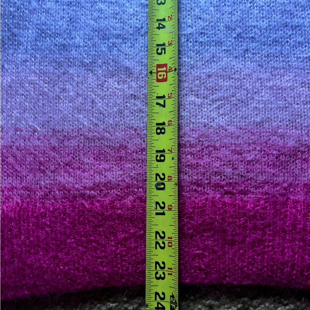 ISABEL MARANT Sweater 34 Etoile Drussell Super Kid Mohair Wool Ombre Sunset - Picture 5 of 8